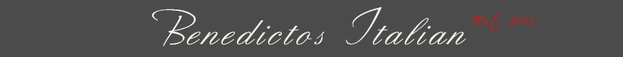 Benedictos Italian Logo