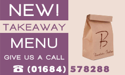 Take away menu now available!