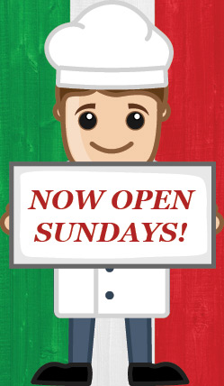 Open sunday -italian restaurant worcester